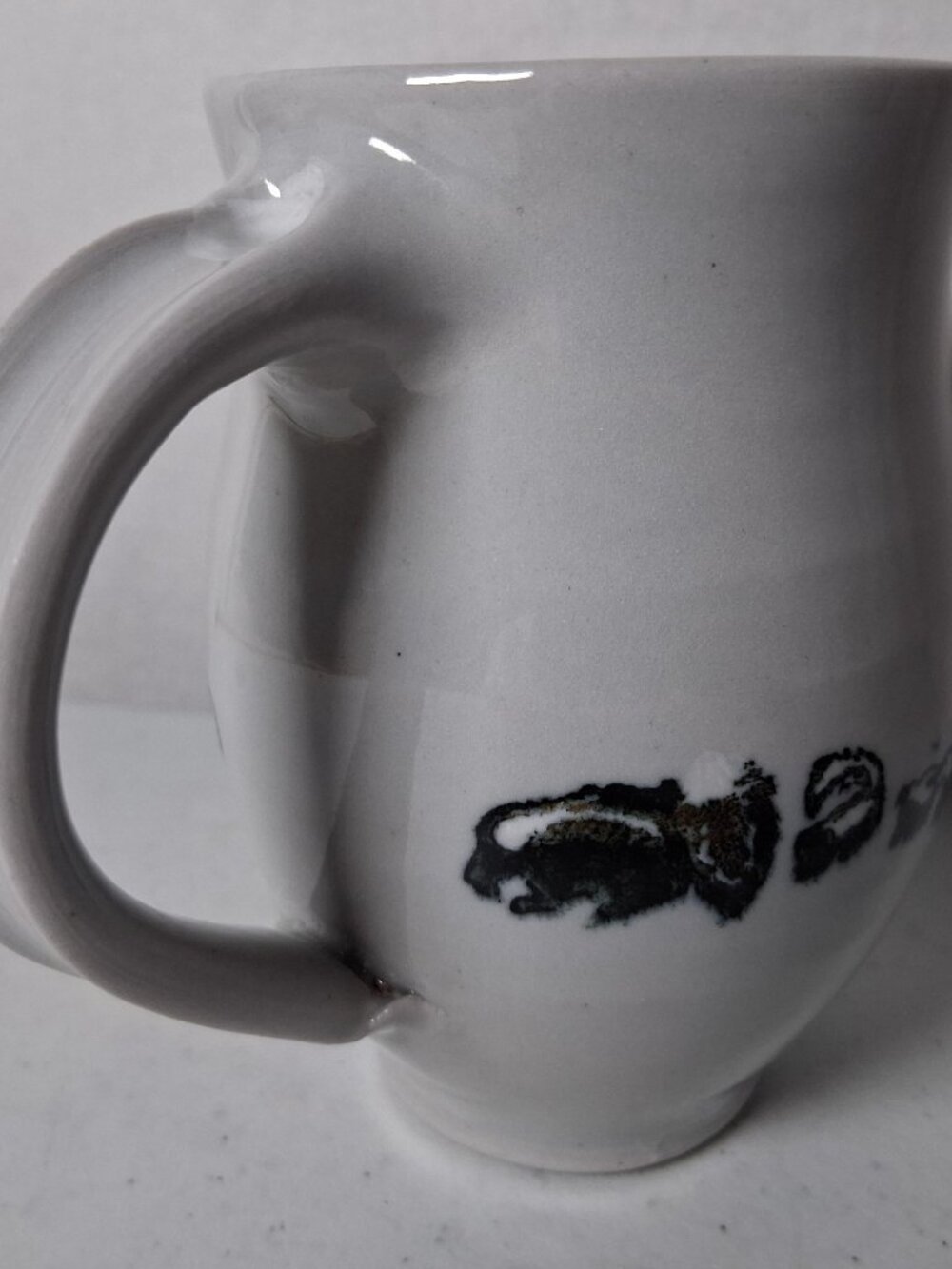 Studio Art Pottery Coffee Mug Skunk Family Animal Skunks Ceramic Cup 12oz - Picture 2 of 16
